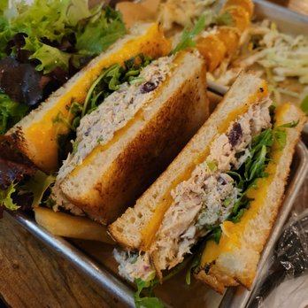 Brew Kitchen Bar - Tuna melt with side salad - Gastropubs Near Me - Monterey Park, California
