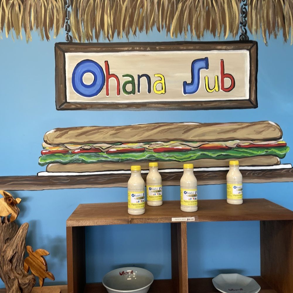 Ohana Sub Aiea - Decor and papaya seed dressing for sale - Sandwiches Near Me - Aiea, Hawaii Ohana Sub Aiea - Decor and papaya seed dressing for sale - Sandwiches Near Me - Aiea, Hawaii