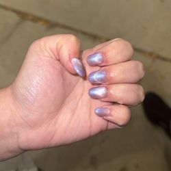 C&G Nails and Spa - A closer photo of my worse hand ! My left