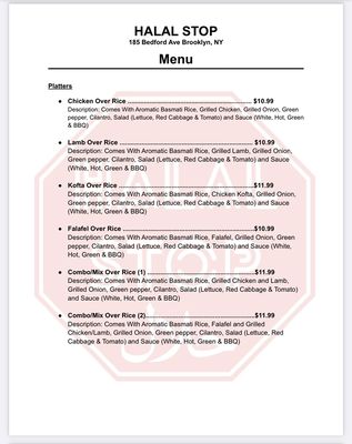Menu photo 4 Halal Stop Brooklyn, NY