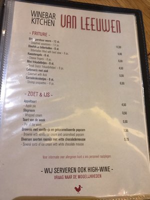 Menu photo 1 van Leeuwen Rotterdam, ZH