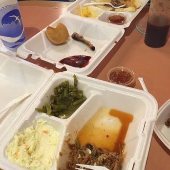 Log Cabin Barbecue - We were too hungry to take a before picture! - Barbeque Near Me - Elkton, Virginia Log Cabin Barbecue - We were too hungry to take a before picture! - Barbeque Near Me - Elkton, Virginia
