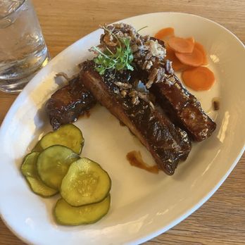 The Millworks - St. Louis Ribs small plate w/ house pickles - New American Near Me - Harrisburg, Pennsylvania