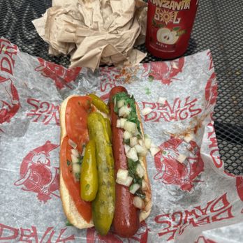 Devil Dawgs-Gold Coast - Big Chicago Dog - Hot Dogs Near Me - Chicago, Illinois