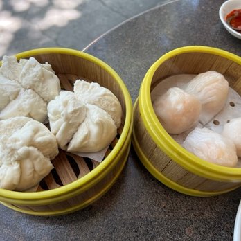 Steam - BBQ pork buns and shrimp dumplings. - Dim Sum Near Me - Palo Alto, California Steam - BBQ pork buns and shrimp dumplings. - Dim Sum Near Me - Palo Alto, California