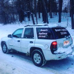 Brown's Appliance Service - Service truck ready to roll.