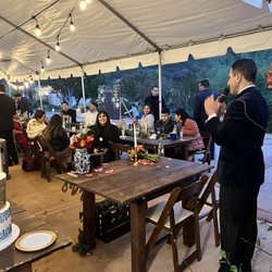 Seidl's Party Supplies & Rentals - Farm tables, chairs, tent