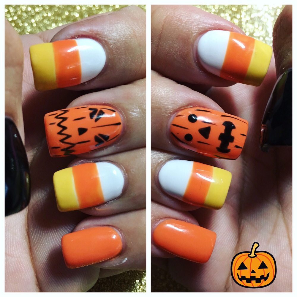 The Nail Lounge - Halloween nails done by Wee - Nail Salons Near Me - Miramar, Florida The Nail Lounge - Halloween nails done by Wee - Nail Salons Near Me - Miramar, Florida