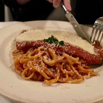 Assaggio Ristorante - Veal Parmesan pasta - Italian Near Me - Seattle, Washington