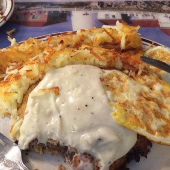 Beacon Restaurant - One of the thickest cuts I've had of chicken fried steak in a long time! - Breakfast & Brunch Near Me - Wichita, Kansas Beacon Restaurant - One of the thickest cuts I've had of chicken fried steak in a long time! - Breakfast & Brunch Near Me - Wichita, Kansas