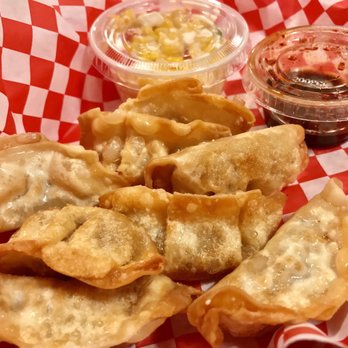 Boom Boom Chicken - Tasty pork dumplings - Korean Near Me - Palmdale, California Boom Boom Chicken - Tasty pork dumplings - Korean Near Me - Palmdale, California