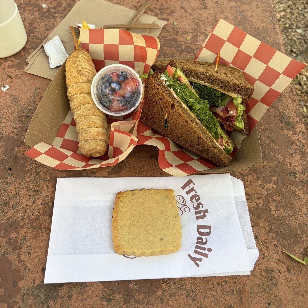 Snakedog Avocado Sandwich Lavendar Shortbread