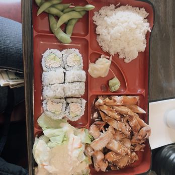 Fuji Sushi - much bento box teriyaki chicken &californis roll - Sushi Bars Near Me - Soquel, California