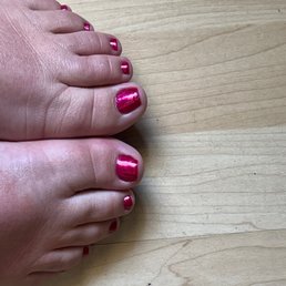 Pedi on point!