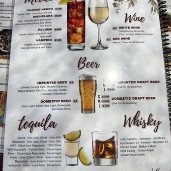 Mezcal - Food Menu - Mexican Near Me - Newport News, Virginia