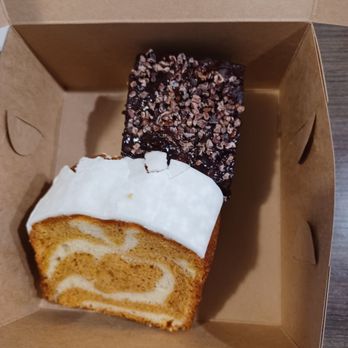 Bonjour Bakery & Café - Chocolate brownie croissant pudding, $6.99. Pumpkin banana bread, $5.99. - Bakeries Near Me - Moab, Utah Bonjour Bakery & Café - Chocolate brownie croissant pudding, $6.99. Pumpkin banana bread, $5.99. - Bakeries Near Me - Moab, Utah