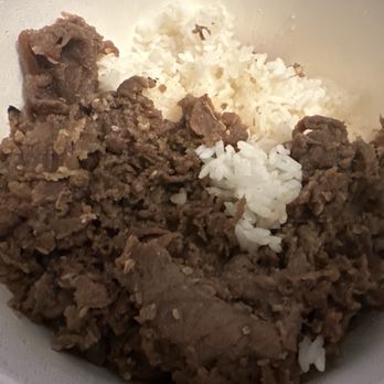 Marinate Korean BBQ - Bulgogi Bowl with missing vegetables. - Korean Near Me - Long Beach, California