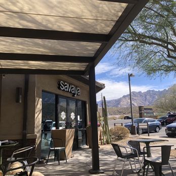 Savaya Coffee Market - Exterior seating area - Coffee Roasteries Near Me - Oro Valley, Arizona Savaya Coffee Market - Exterior seating area - Coffee Roasteries Near Me - Oro Valley, Arizona