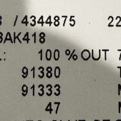 Hertz Rent A Car - State of Charge (SOC) on receipt from Hertz. Note 23% for 47 miles driven.