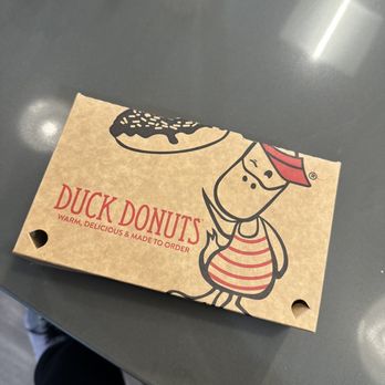 Duck Donuts - cute box - Donuts Near Me - San Antonio, Texas