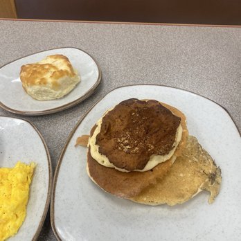 Iron Skillet - Pancake Combo - American Near Me - Florence, South Carolina Iron Skillet - Pancake Combo - American Near Me - Florence, South Carolina