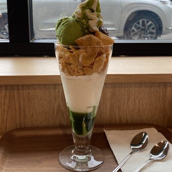 Nana's Green Tea - Matcha Warabimochi Parfait - Desserts Near Me - Bellevue, Washington