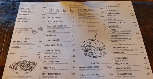 Menu photo 2 Most Wanted Burger Ottensen Hamburg, HH Menu photo 2 Most Wanted Burger Ottensen Hamburg, HH