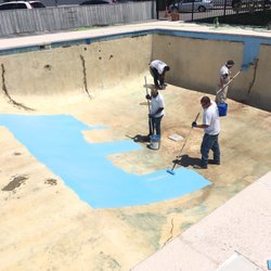 Painting York River Yacht Haven with a strong and durable two-part epoxy paint! This product has a 10-year warranty!