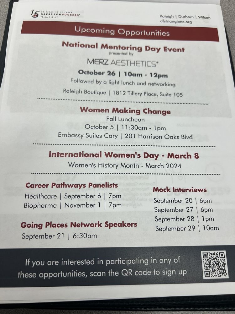 Dress for Success Triangle - social services organization in Raleigh, NC