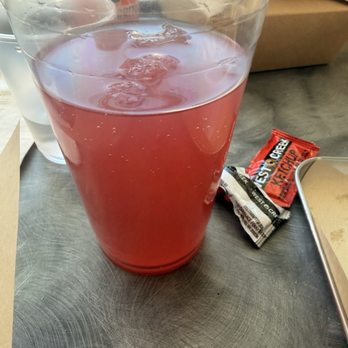 Earthly Plant Based Eatery - Housemade Dragonfruit Lemonade - 4/5 - Vegan Near Me - Las Vegas, Nevada Earthly Plant Based Eatery - Housemade Dragonfruit Lemonade - 4/5 - Vegan Near Me - Las Vegas, Nevada