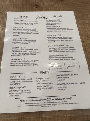 Menu photo 3 Grounds & Greens White Rock, BC Menu photo 3 Grounds & Greens White Rock, BC