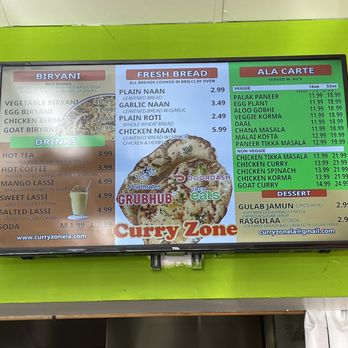 Curry zone - Menu 12/1/23 - Indian Near Me - Valley Village, California Curry zone - Menu 12/1/23 - Indian Near Me - Valley Village, California