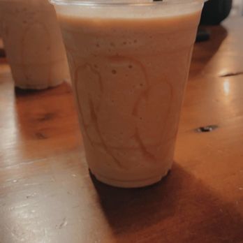 The Factory Coffeehouse - Salted Carmel blended drink without whipped cream - Coffee & Tea Near Me - Mocksville, North Carolina The Factory Coffeehouse - Salted Carmel blended drink without whipped cream - Coffee & Tea Near Me - Mocksville, North Carolina