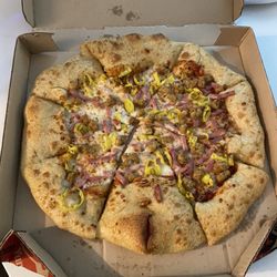 Pizza Hut - Supposed to be stuffed crust and I guess it is but 90% of it is just dough