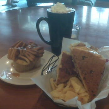 Lola - An American Bistro - cuban sammie, caramel pull-apart pastry, and turtle coffee drink - Coffee & Tea Near Me - New Ulm, Minnesota