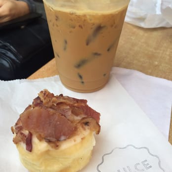 Cafe Dulce - Mini bacon doughnut - Coffee & Tea Near Me - Los Angeles, California