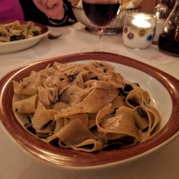Tagliatelle with radichio. Tagliatelle with radichio.