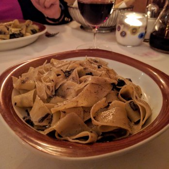 Vini Da Arturo - Tagliatelle with radichio. - Italian Near Me - Venezia, VE Vini Da Arturo - Tagliatelle with radichio. - Italian Near Me - Venezia, VE