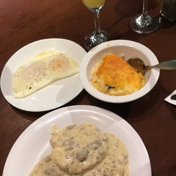 Red Rooster Cafe - Half order of biscuits and gravy. Paid extra for a side of their super delicious hash brown casserole and 2 eggs. - Breakfast & Brunch Near Me - Beaufort, South Carolina Red Rooster Cafe - Half order of biscuits and gravy. Paid extra for a side of their super delicious hash brown casserole and 2 eggs. - Breakfast & Brunch Near Me - Beaufort, South Carolina