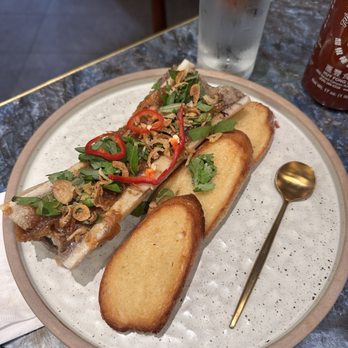 Chao - Bone marrow. Perfectly toasted crostini - Asian Fusion Near Me - Honolulu, Hawaii