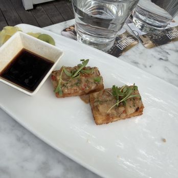 CōV Edina - Crispy Rice that came out looking like Crispy Barf - Cocktail Bars Near Me - Edina, Minnesota