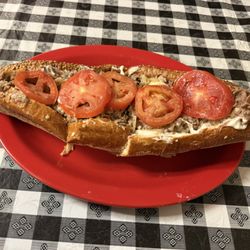 Rocky's New York Pizza - The Steak and Cheese was a good size and very filling. Yum!