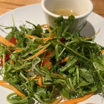 Red Onion - Garden salad with honey mustard dressing - Brasseries Near Me - Glasgow, GLG Red Onion - Garden salad with honey mustard dressing - Brasseries Near Me - Glasgow, GLG