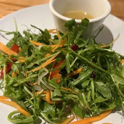 Red Onion - Garden salad with honey mustard dressing