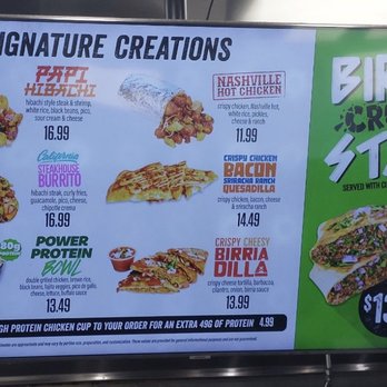 Bubbakoo's Burritos - Signature menu - New Mexican Cuisine Near Me - Lake Mary, Florida
