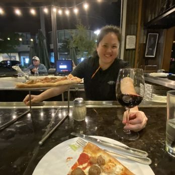 Grimaldi's Pizzeria - Danica bringing the wine and a smile - Pizza Near Me - Gilbert, Arizona Grimaldi's Pizzeria - Danica bringing the wine and a smile - Pizza Near Me - Gilbert, Arizona