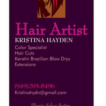 Kristina Hayden - Business Card - Blow Dry/Out Services Near Me - San Clemente, California Kristina Hayden - Business Card - Blow Dry/Out Services Near Me - San Clemente, California