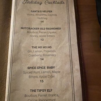 Sloan’s - Holiday cocktails - Whiskey Bars Near Me - Birmingham, Alabama