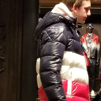 Moncler - Side view of ski puffy jacket - Men's Clothing Near Me - St. Moritz, GR