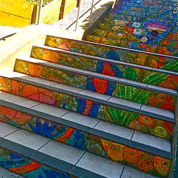 Hidden Garden Steps - Public Art Near Me - San Francisco, California Hidden Garden Steps - Public Art Near Me - San Francisco, California